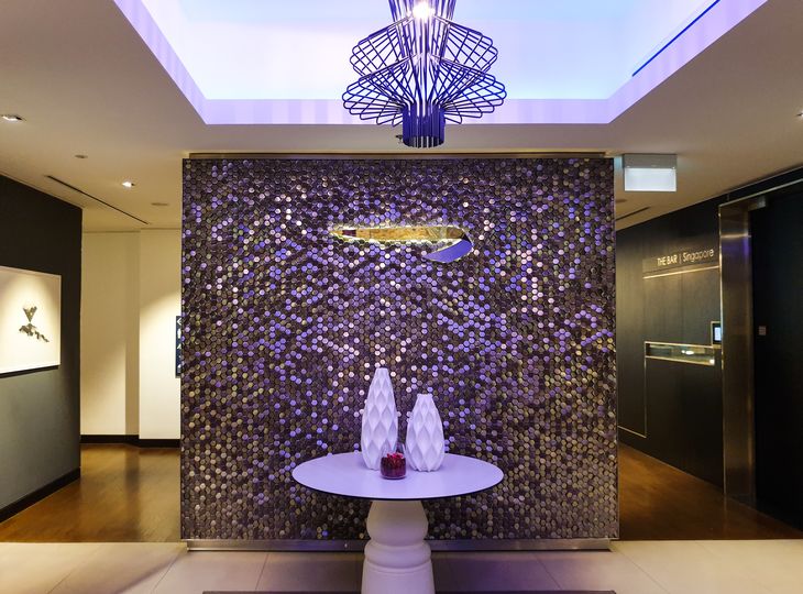 British Airways Singapore Lounge entrance